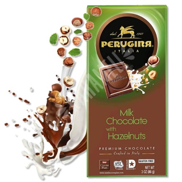 Milk Chocolate with Hazelnuts - Perugina - Importado Itália