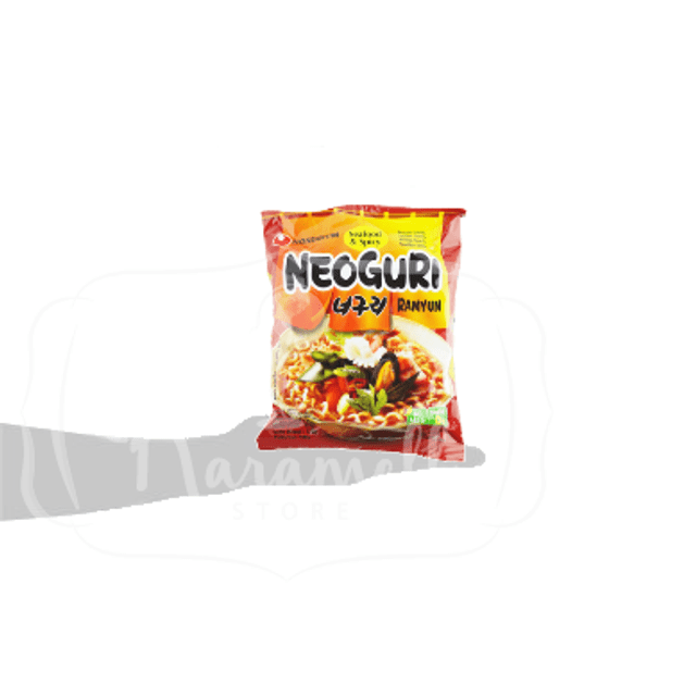 Nongshim Neoguri Ramyun Spicy - Macarrão Instantâneo Apimentado - Importado da Coreia