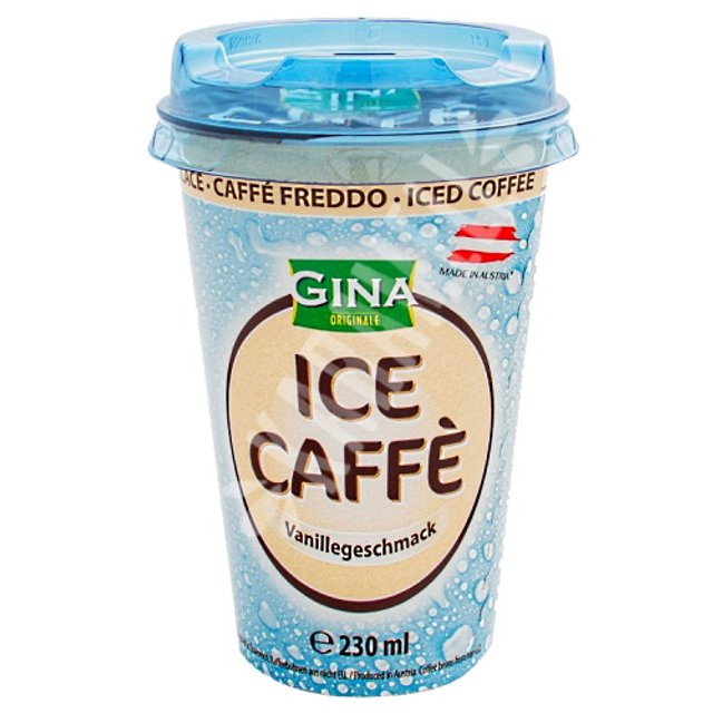 Café Gelado Vanilla - Gina Ice Caffè - Importado da Áustria