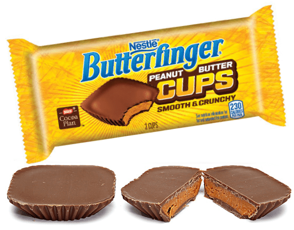 Butterfinger Peanut Butter Cups, Smooth & Crunchy