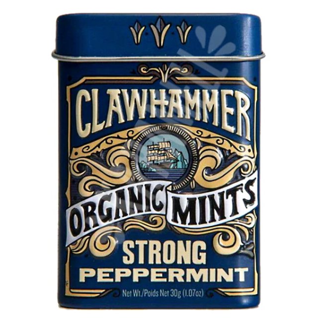 Balas Clawhammer Organic Mints Strong Peppermint - Big Sky - Canadá
