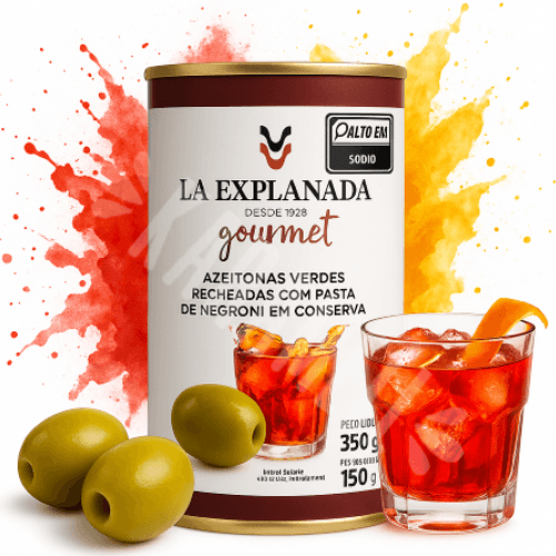アドレス250G Azeitonas Recheio Pasta Negroni Conserva - La Explanada - Espanha