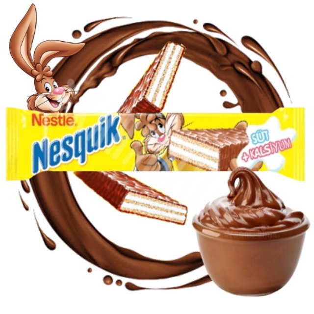 Chocolate Nesquik Gofret - Nestlé - Importado Turquia