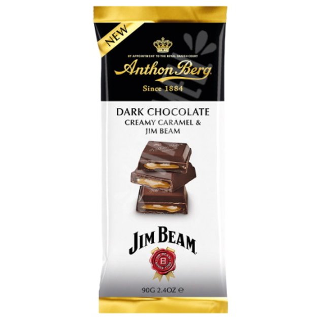 Dark Chocolate Anthon Berg - Creamy Caramel &  Jim Beam - Dinamarca