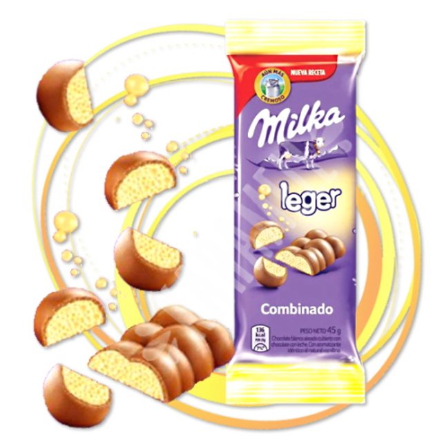 Chocolate Milka Leger Branco Aerado  - Importado Argentina