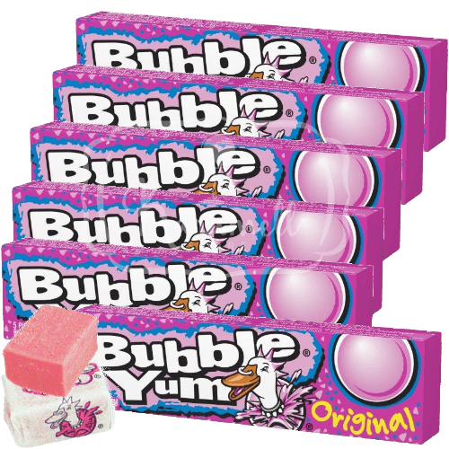 Bubble Yum Original - Chicletes - 6 Unid. - Importado | Karamell Store