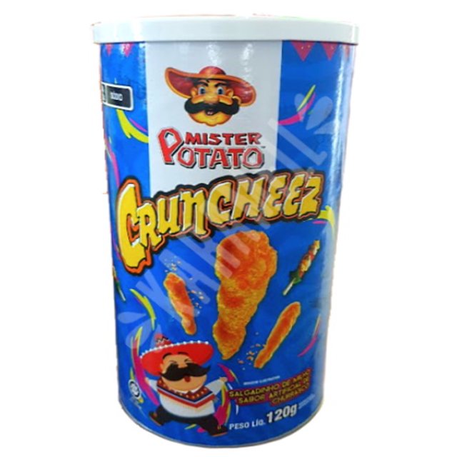 Salgadinho Cruncheez Mister Potato Churrasco - Importado Malásia
