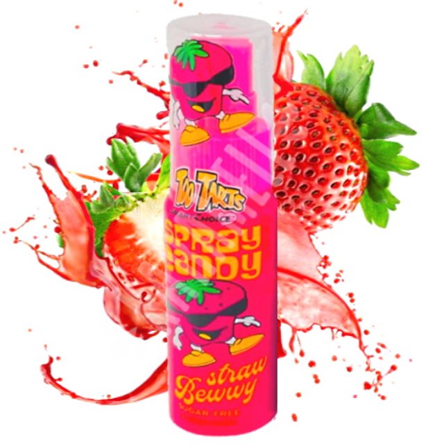 Bala Spray Candy Strawberry Sugar Free - Importado