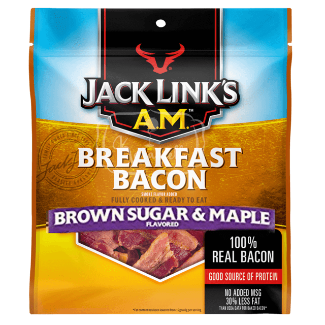 Jack Link's A.M. Breakfast Bacon, Brown Sugar & Maple *Edição Limitada* - Importado dos Estados Unidos