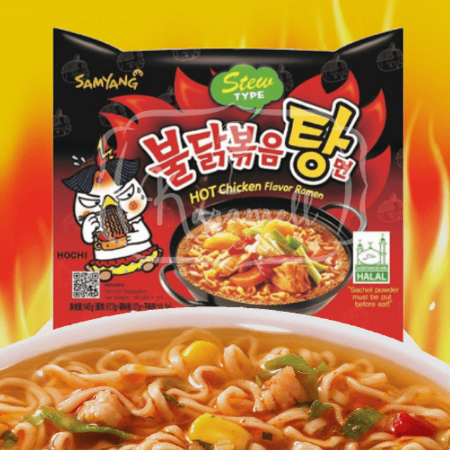 Samyang Hot Chicken Flavor Ramen - Lamen Frango Apimentado - Importado