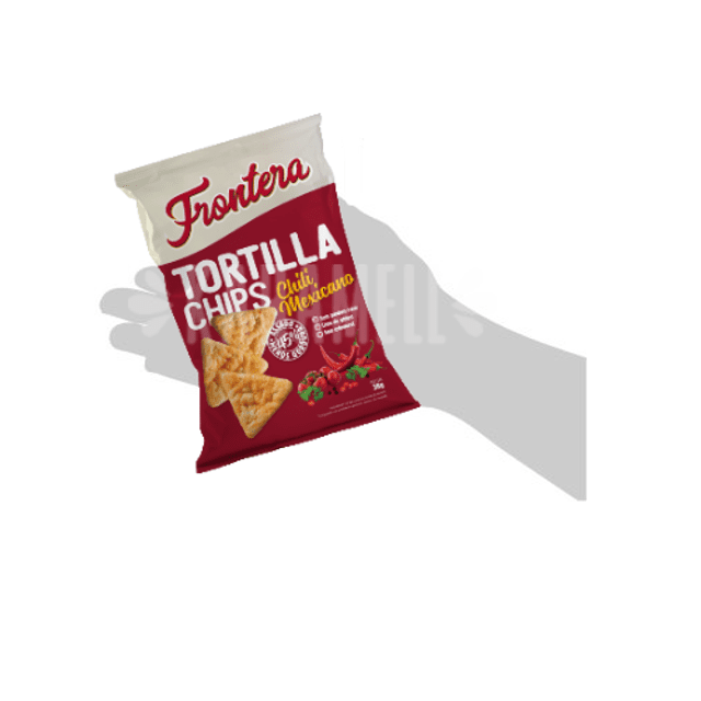Salgadinhos Tortilla Chips sabor Chili Mexicano - Frontera