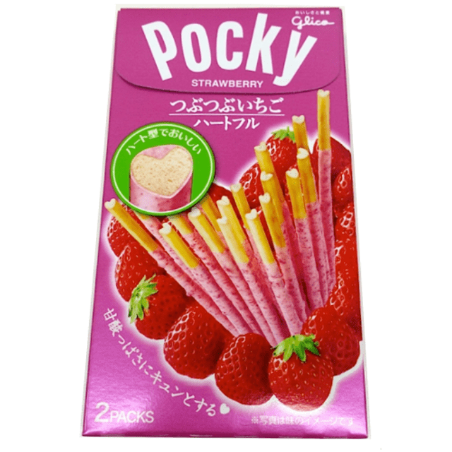 Glico - Pocky Strawberry (Morango) - 57,6g
