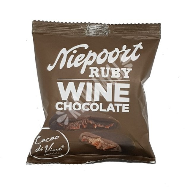 Bombons Wine Chocolate Negro Niepoort Ruby - Cacao Di Vine - Portugal