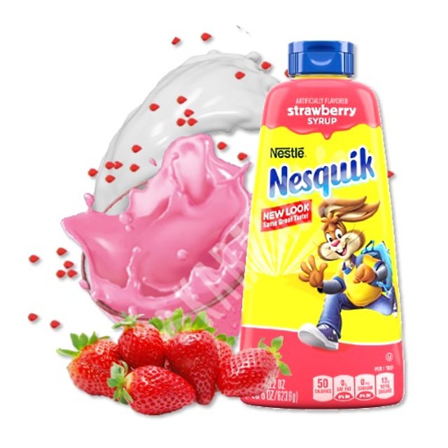 Calda de Morango - Nesquik - Importado Canadá