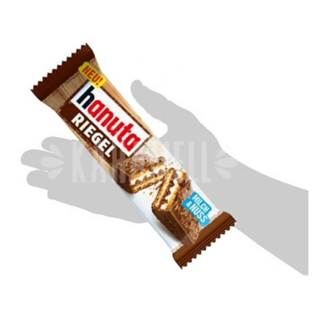 Wafer Chocolate Avelã & Creme - Hanuta Riegel - Importado Alemanha ...