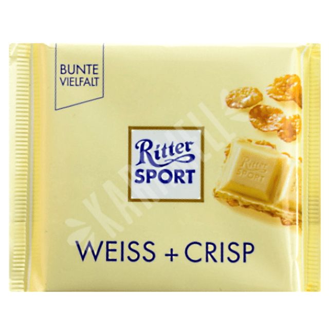 Chocolate Ritter Sport - Weiss Crisp - Importado Alemanha