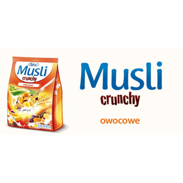 Sucrilhos PREMIUM - Importado da Polonia - Musli SUPER Crunchy - Cereal  Sabor: ORIGINAL C/ FRUTAS