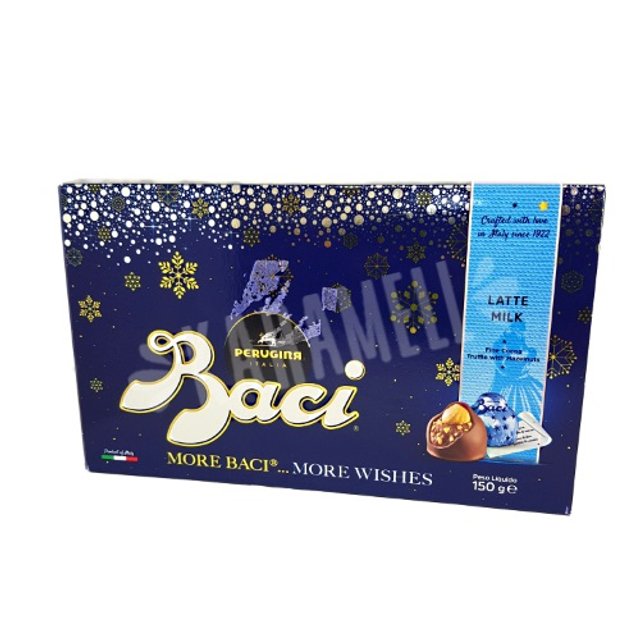 Chocolate ao Leite Recheio Avelãs - Milk Box Baci 150g - Itália