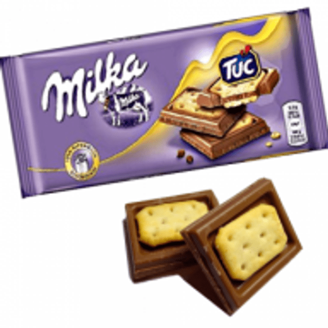 Milka Tuc 87g - ATACADO 12 Chocolates - Importado Hungria
