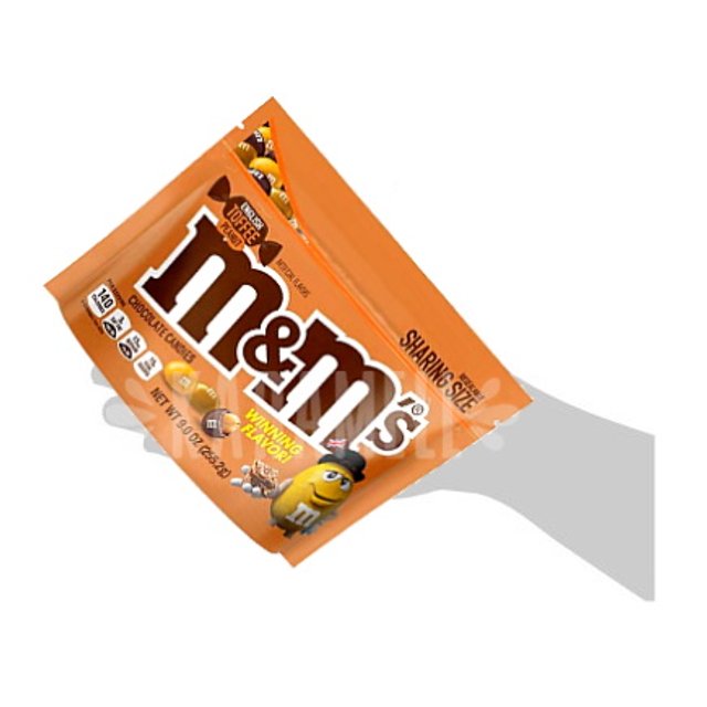 M&M's English Toffee & Peanut - Caramelo Inglês e Amendoim - Importado