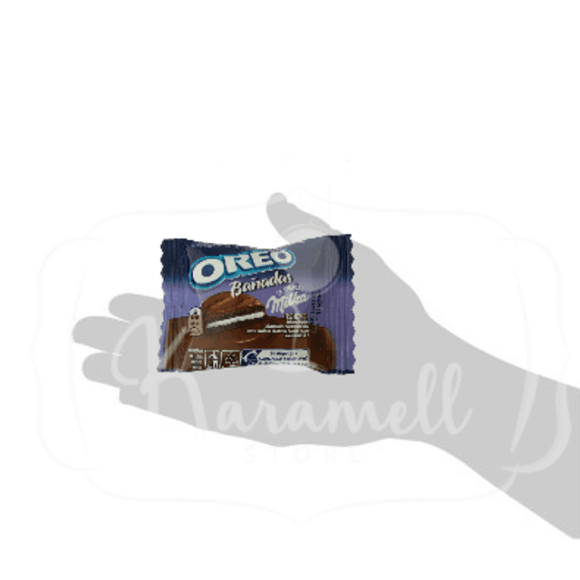 Milka Oreo Bañadas - Chocolate ao Leite & Oreo - Embalagem Individual
