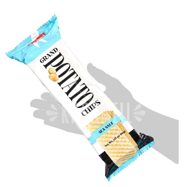 Snack Potato Sea Salt - Grand Chips - Importado Estônia