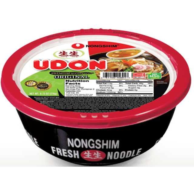 Nongshim Noodle Segn UDON CUP - Macarrão Instantâneo - Importado da Coreia
