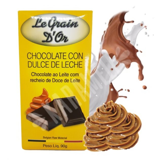 Chocolate Leite Recheio Doce Leite - Le Grain D'or - Bélgica