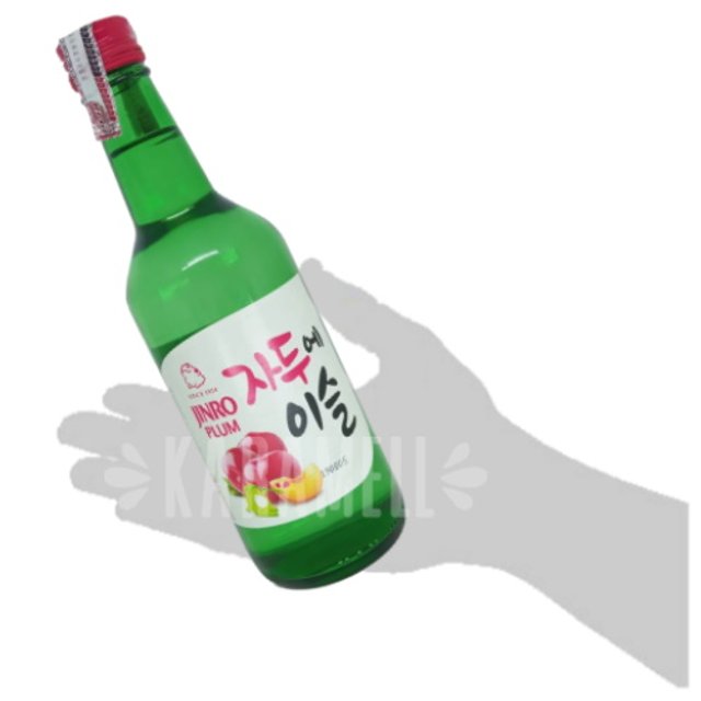 Bebida Destilada Soju Chum Churum - Jinro Plum Sochu - Coreia