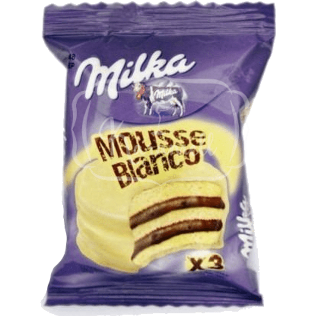 Milka Alfajor Chocolate Branco & Mousse Chocolate ATACADO 6 Chocolates - Importado da Argentina