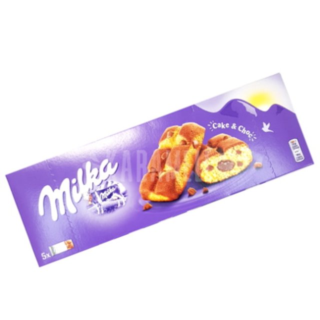 Cake & Choc Milka - Biscoito Recheio Chocolate  - Importado Romênia
