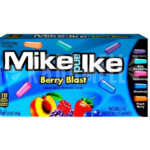 Mike and Ike - Berry Blast 141g - Importado dos EUA