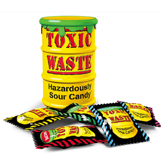 Balas Toxic Waste - Extra Sour - Super Ácidas - 48g