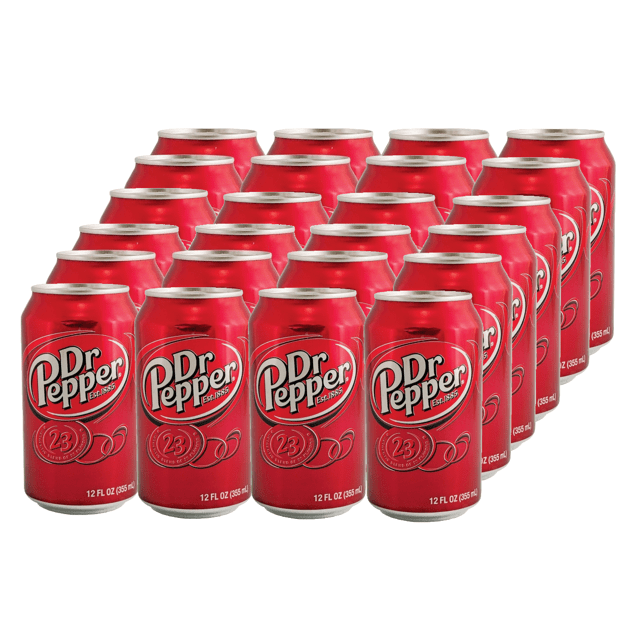 Refrigerantes Importados dos EUA - KIT 24 Latas - Dr. Pepper
