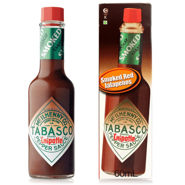 Tabasco Chipotle Pepper Sauce - Smoked Red Jalapeño - Molho de Pimenta Defumada