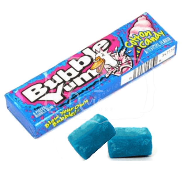 Chicletes Importados - Hershey´s - Bubble Yum - Sabor Cotton Candy