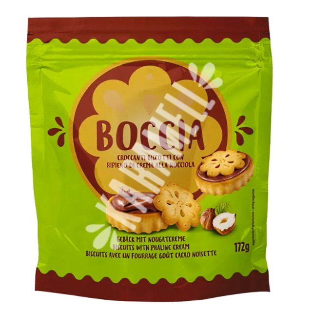 Biscoito Boccia Con Crema Nocciola - Griesson - Importado Alemanha