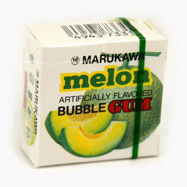 Chicletes Importados - MARUKAWA FUSEN GUM Melon - Melão