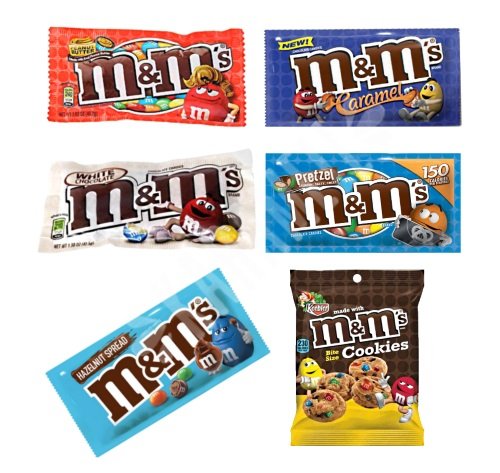 KIT 6 (seis) M&M's Melhores Sabores - Importado | Karamell Store