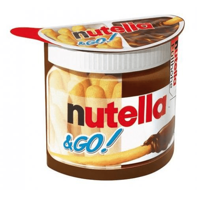 Nutella & Go Creme Avelãs & Palitos Biscoito - ATACADO 12 X - Importado da Alemanha