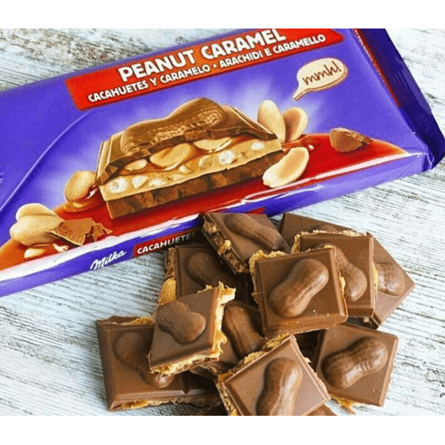 Milka Peanut Caramel 276gr - ATACADO 12X - Importado Polônia