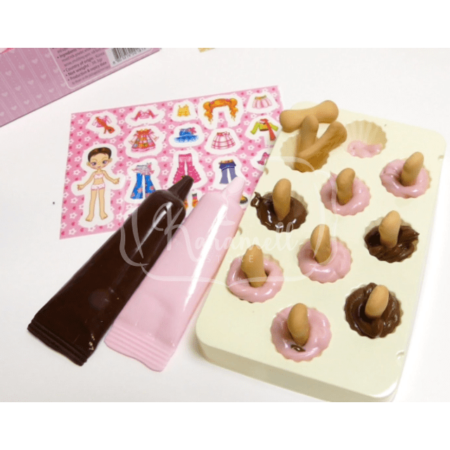 Haitai Choco KIT DIY - Chocolate & Biscoito - Importado da Coreia