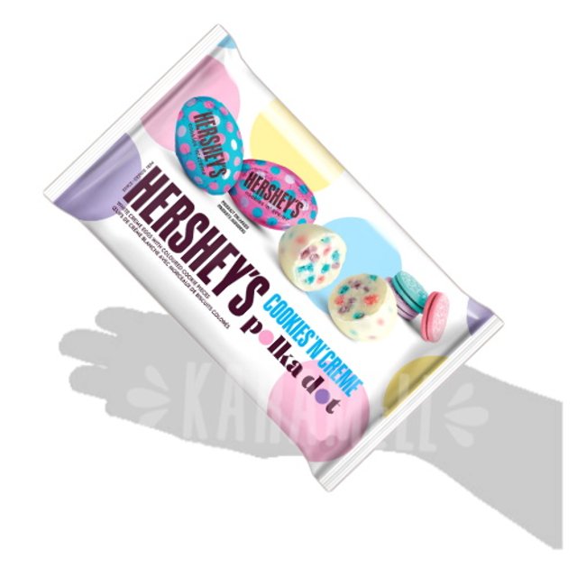 Cookies and Creme Polka Dot Hershey's Importado EUA Karamell Store