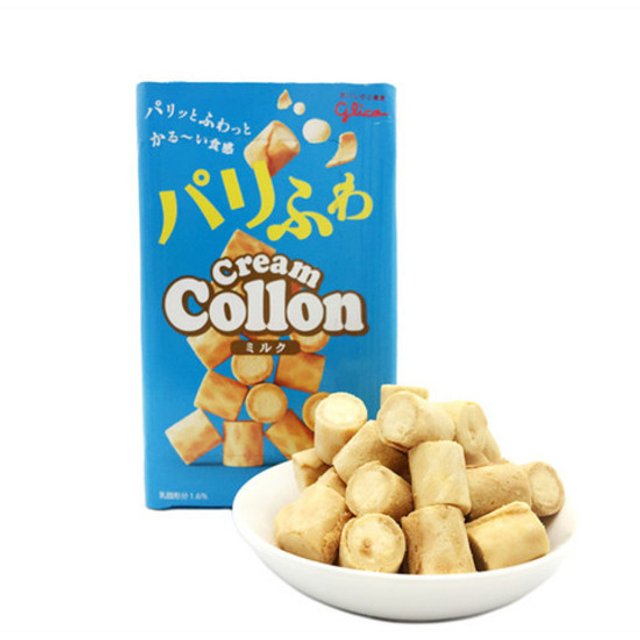Doces do Japão - Glico Cream Collon