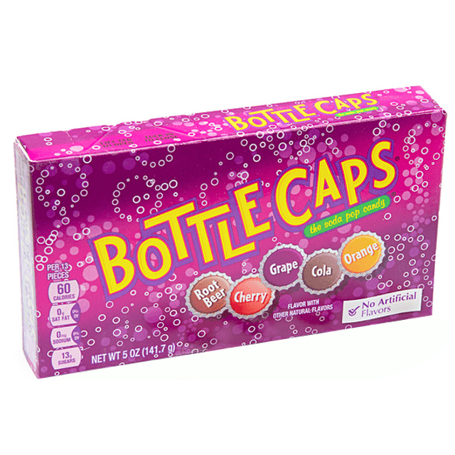 Bottle Caps Candy Rolls - Sabor de Bebidas - Wonka