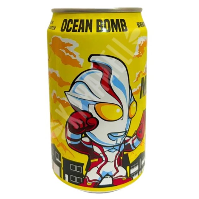 Refrigerante Ultraman Mebius - Sabor Limão - Importado