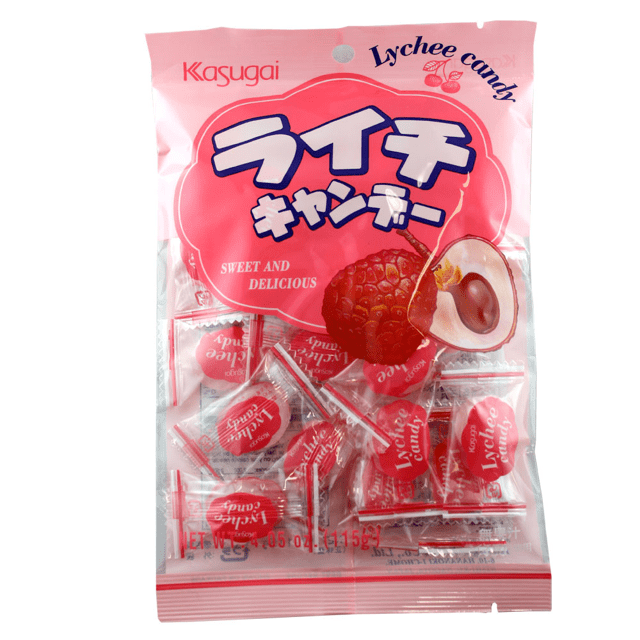 Doces Importados do Japão - Kasugai Litchee Candy - Balas de Lichia