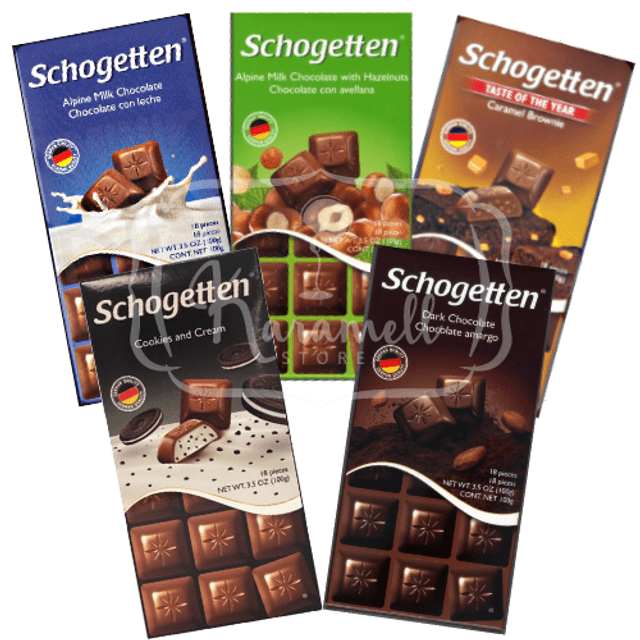 Kit 5 Itens Chocolates Schogetten - Importado Alemanha