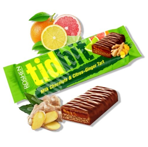 Biscoito Chocolate e Recheio Geléia e Gengibre - TidBit - Ucrânia ...
