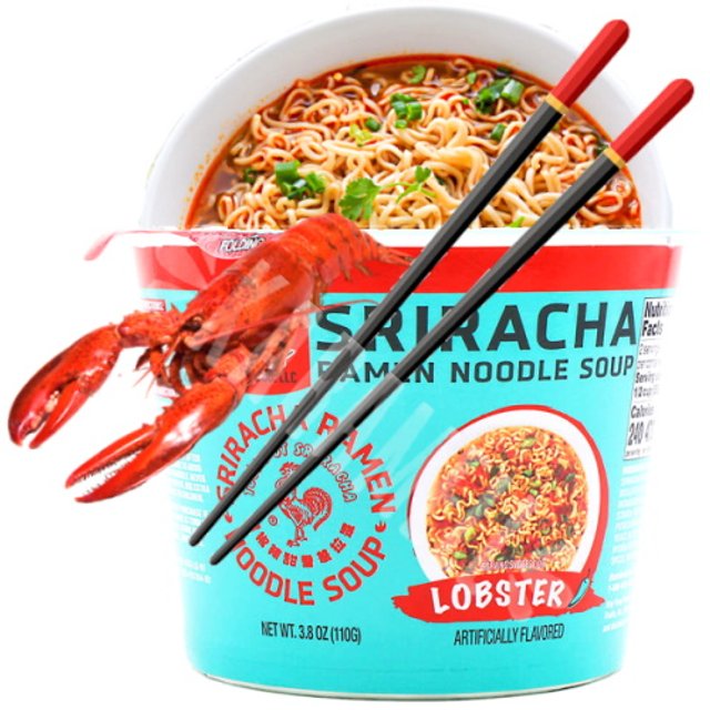  Sriracha Ramen Lobster Ottogi - Lamen Picante Sabor Lagosta - Coreia